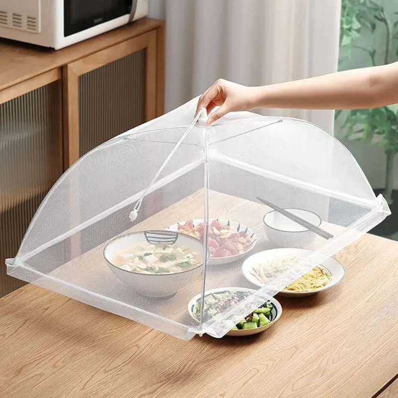 Commercial Kitchen Tables - Food Cover Mesh Folding Washable Flies