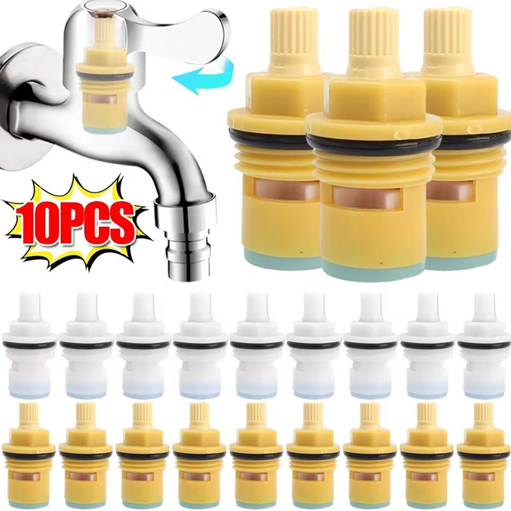 Commercial Kitchen Taps - 10Pcs Bathroom Kitchen Plastic Faucet Cartridge