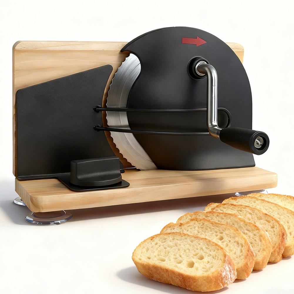 Commercial Bread Slicer - Manual Bread Slicer With Manual Crank