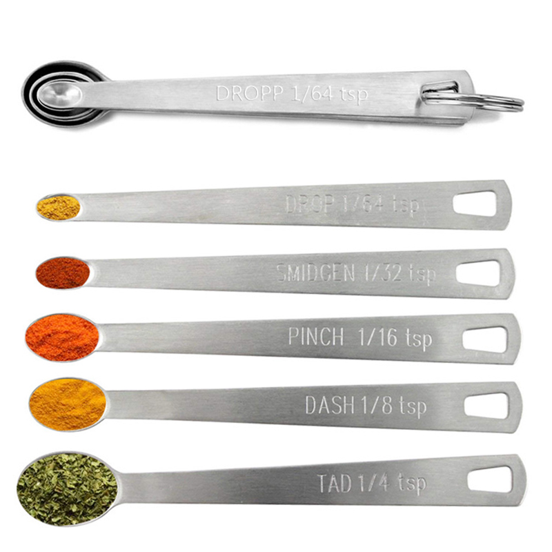 Commercial Kitchen Products - Practical 5pcs/Set Mini Measuring Spoon Baking