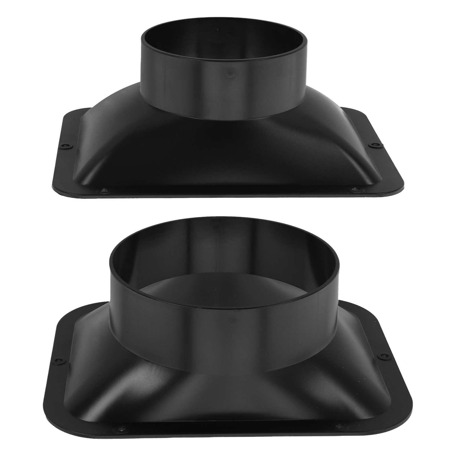 Commercial Kitchen Vent Hood - 100/150mm Wall Flange Vent Connector Long