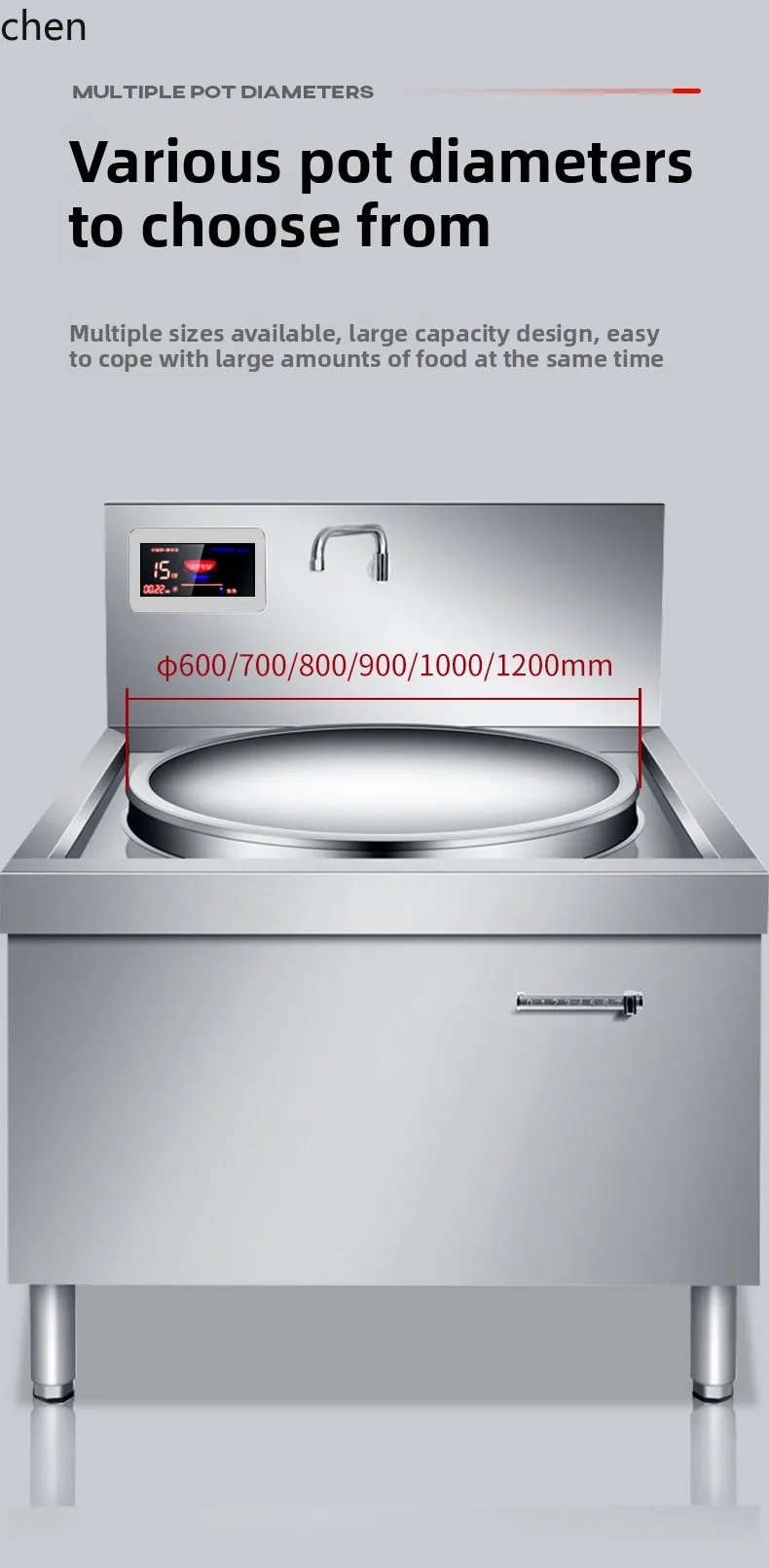 ZML commercial induction cooke - Commercial Kitchen Stove recension och pris