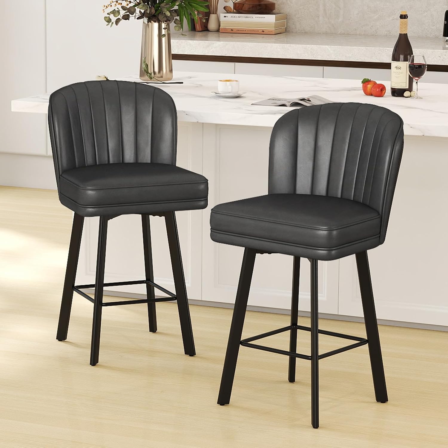 Modern Swivel Counter Height B - Commercial Kitchen Set recension och pris