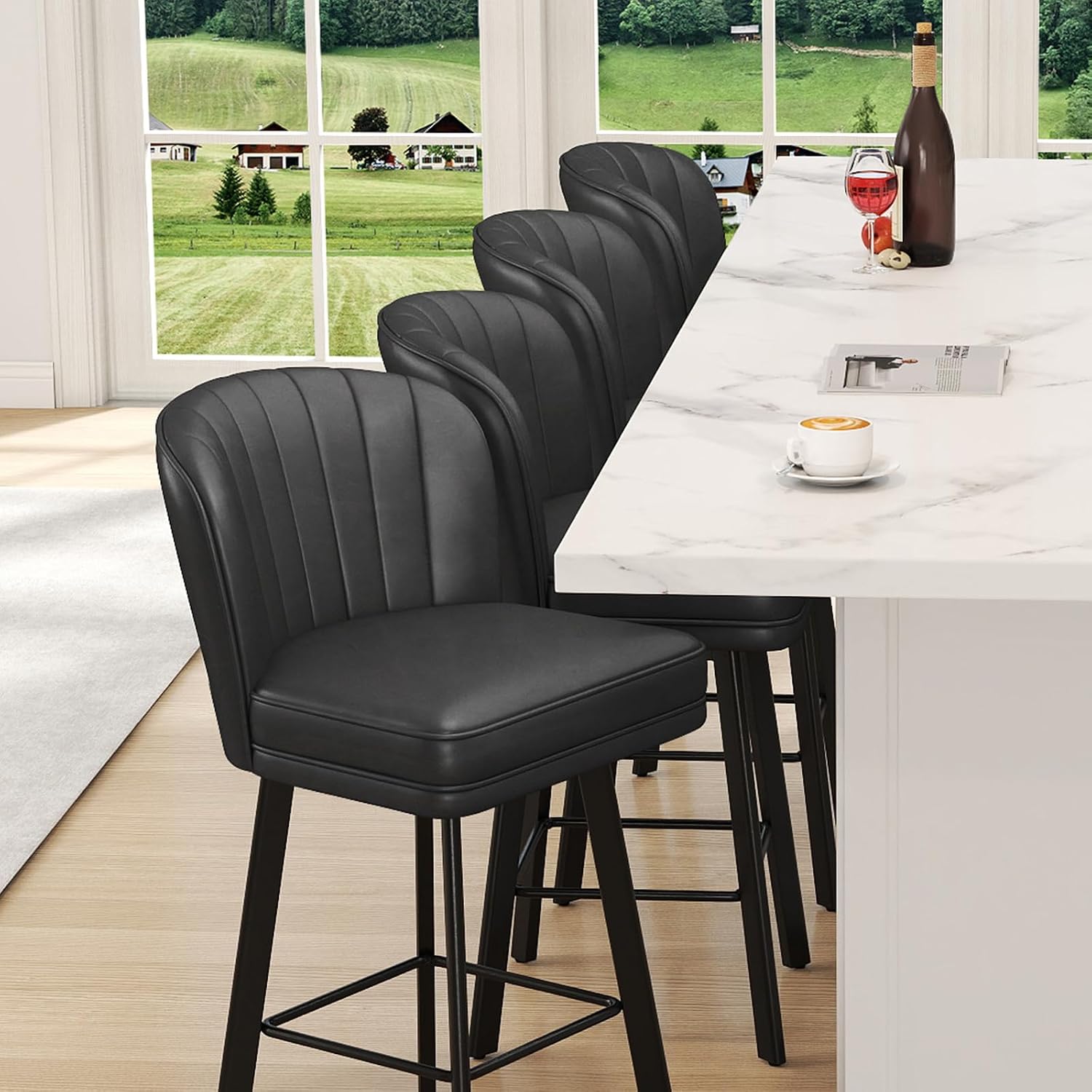 Modern Swivel Counter Height B - Commercial Kitchen Set recension och pris