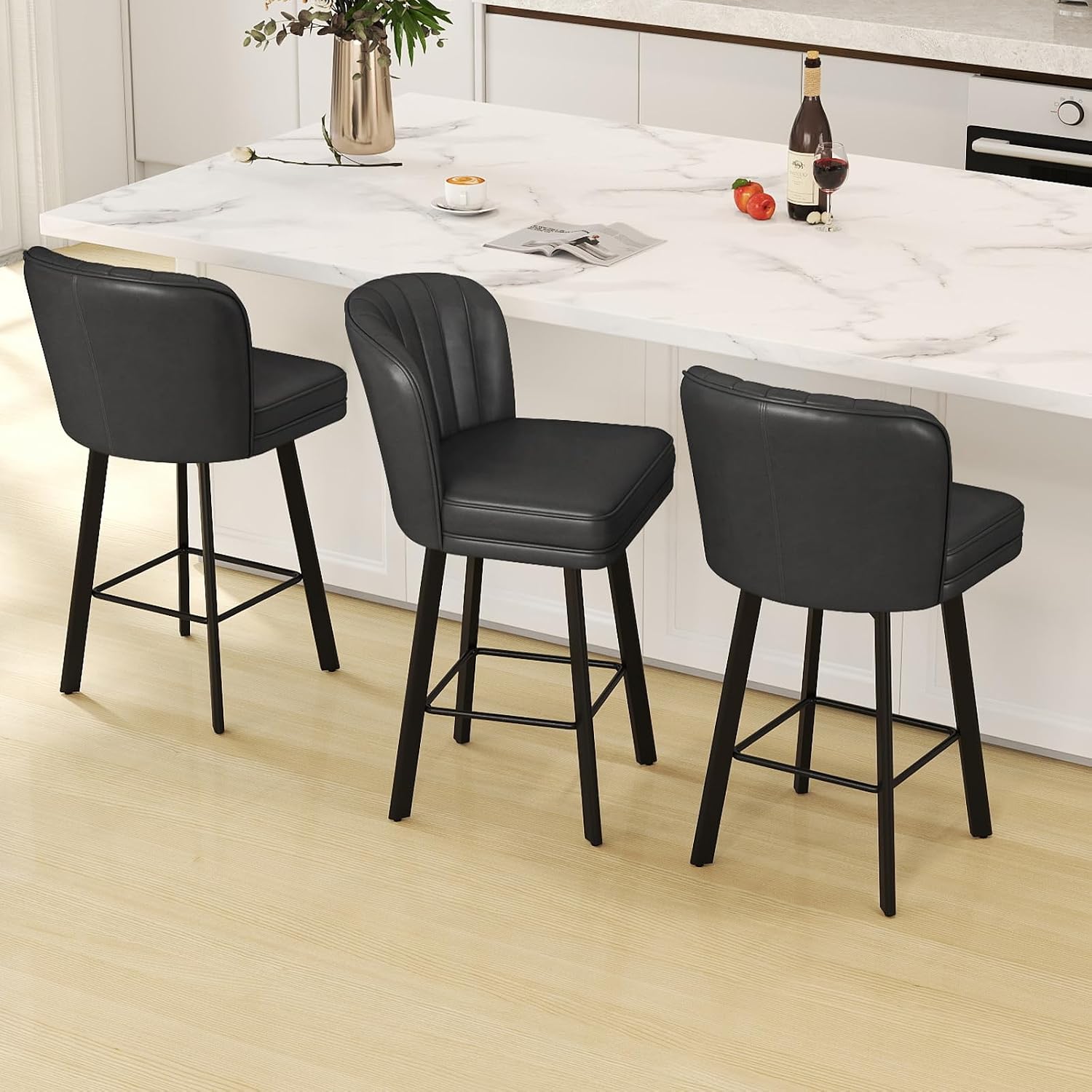 Modern Swivel Counter Height B - Commercial Kitchen Set recension och pris