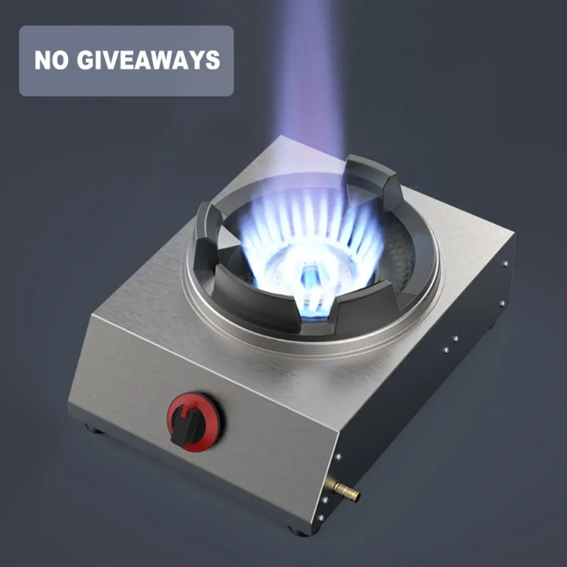 Kitchen Gas Hob Cooktop Single - Commercial Kitchen Stove recension och pris