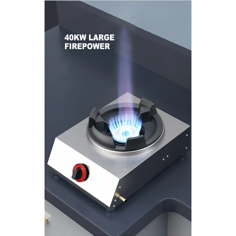 Kitchen Gas Hob Cooktop Single - Commercial Kitchen Stove recension och pris