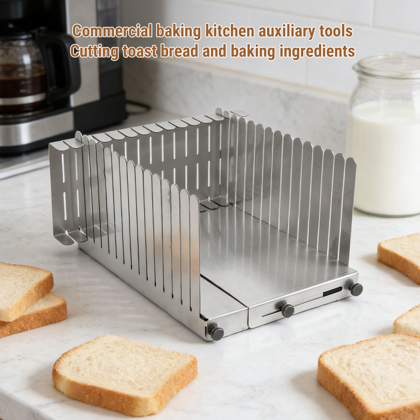 Bread Slicing Guide Stainless  - Commercial Bread Slicer recension och pris