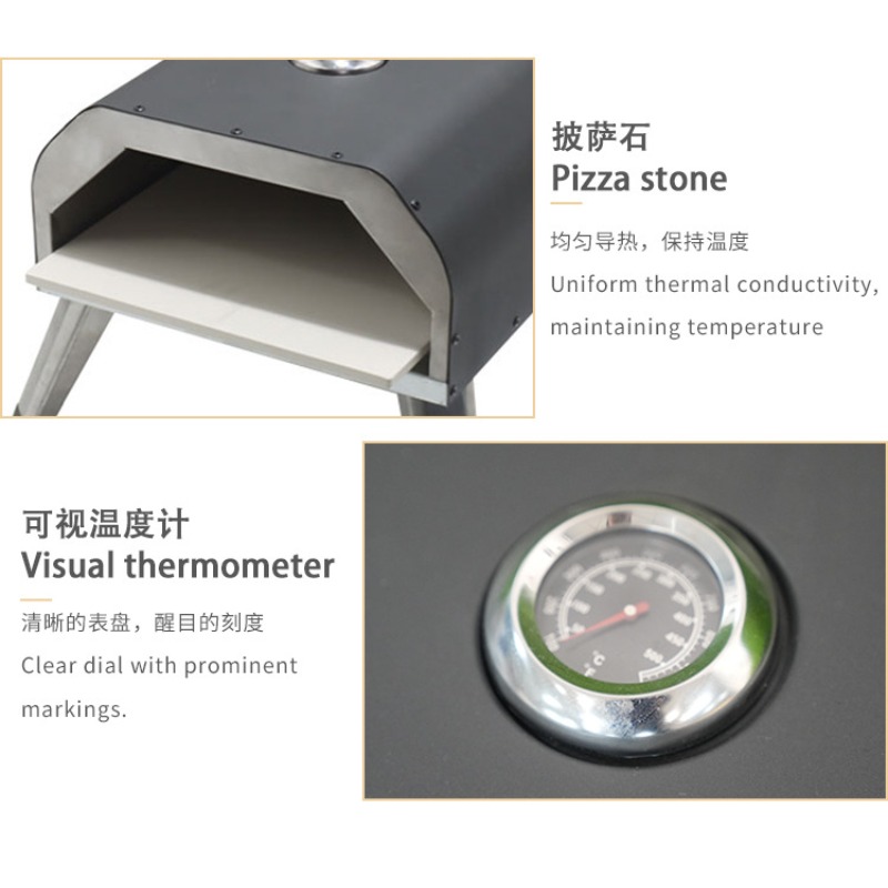 16 Inch Gas Pizza Oven Portabl - Commercial Kitchen Oven recension och pris