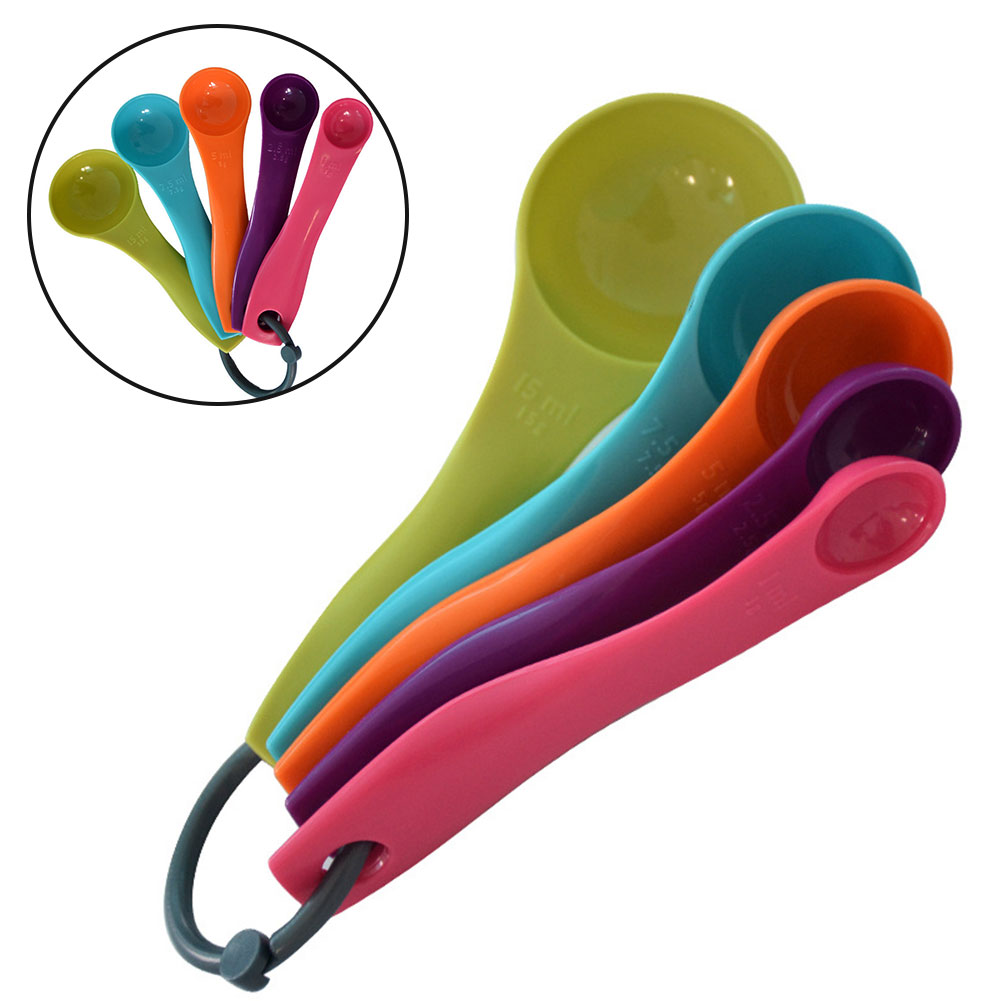 5-Piece Colorful Salt Oil Spoo - Commercial Kitchen Products recension och pris