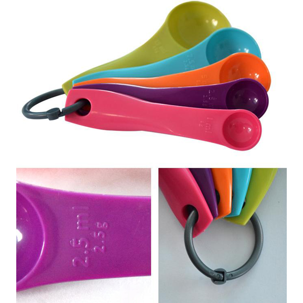 5-Piece Colorful Salt Oil Spoo - Commercial Kitchen Products recension och pris