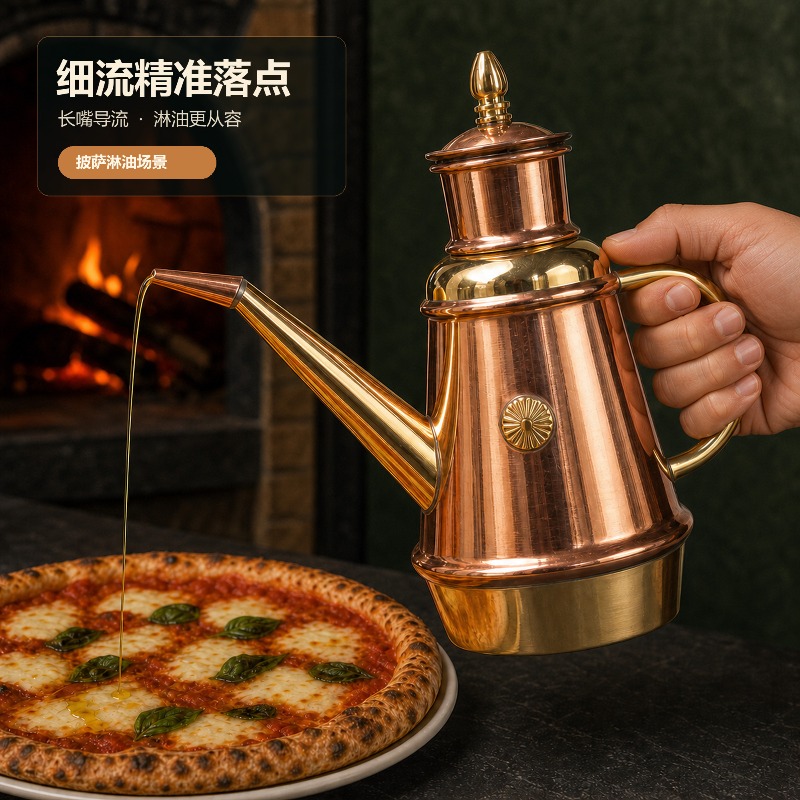 Handmade Copper Oil Pot Italia - Commercial Kitchen Oven recension och pris