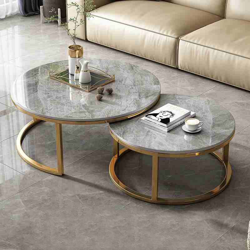 Nordic Luxury Marble Top Coffe - Commercial Kitchen Tables recension och pris