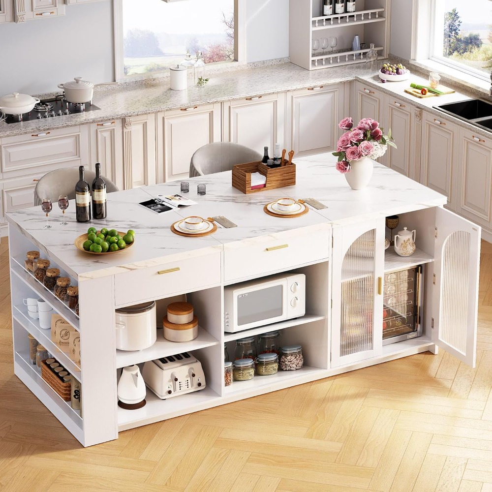 71' Large Kitchen Island with  - Commercial Kitchen Tables recension och pris