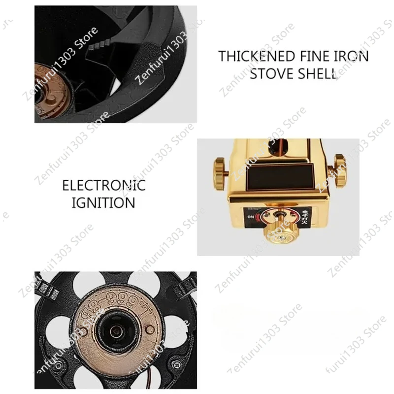 Commercial Fierce Fire Gas Sto - Commercial Kitchen Stove recension och pris