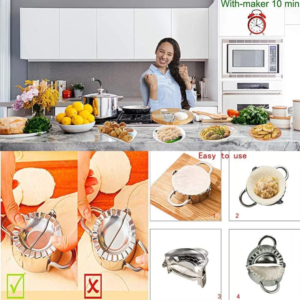 Stainless Steel Dumpling Maker - Commercial Kitchen Products recension och pris