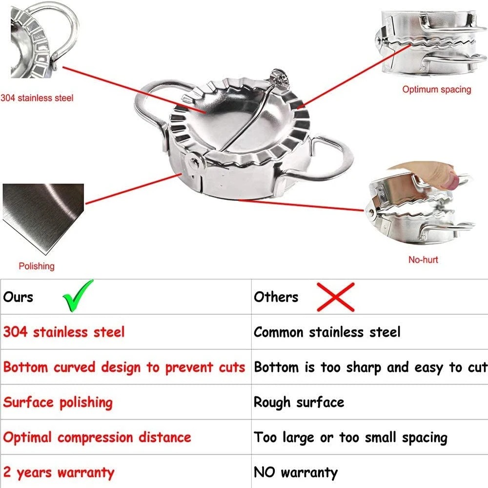 Stainless Steel Dumpling Maker - Commercial Kitchen Products recension och pris