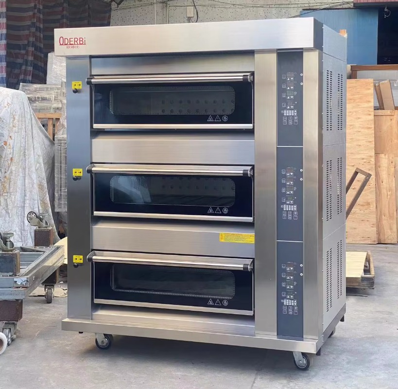 Customized Commercial 3 Deck 6 - Commercial Kitchen Oven recension och pris