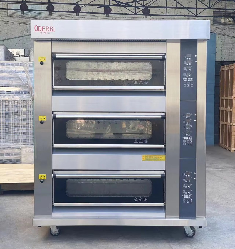 Customized Commercial 3 Deck 6 - Commercial Kitchen Oven recension och pris