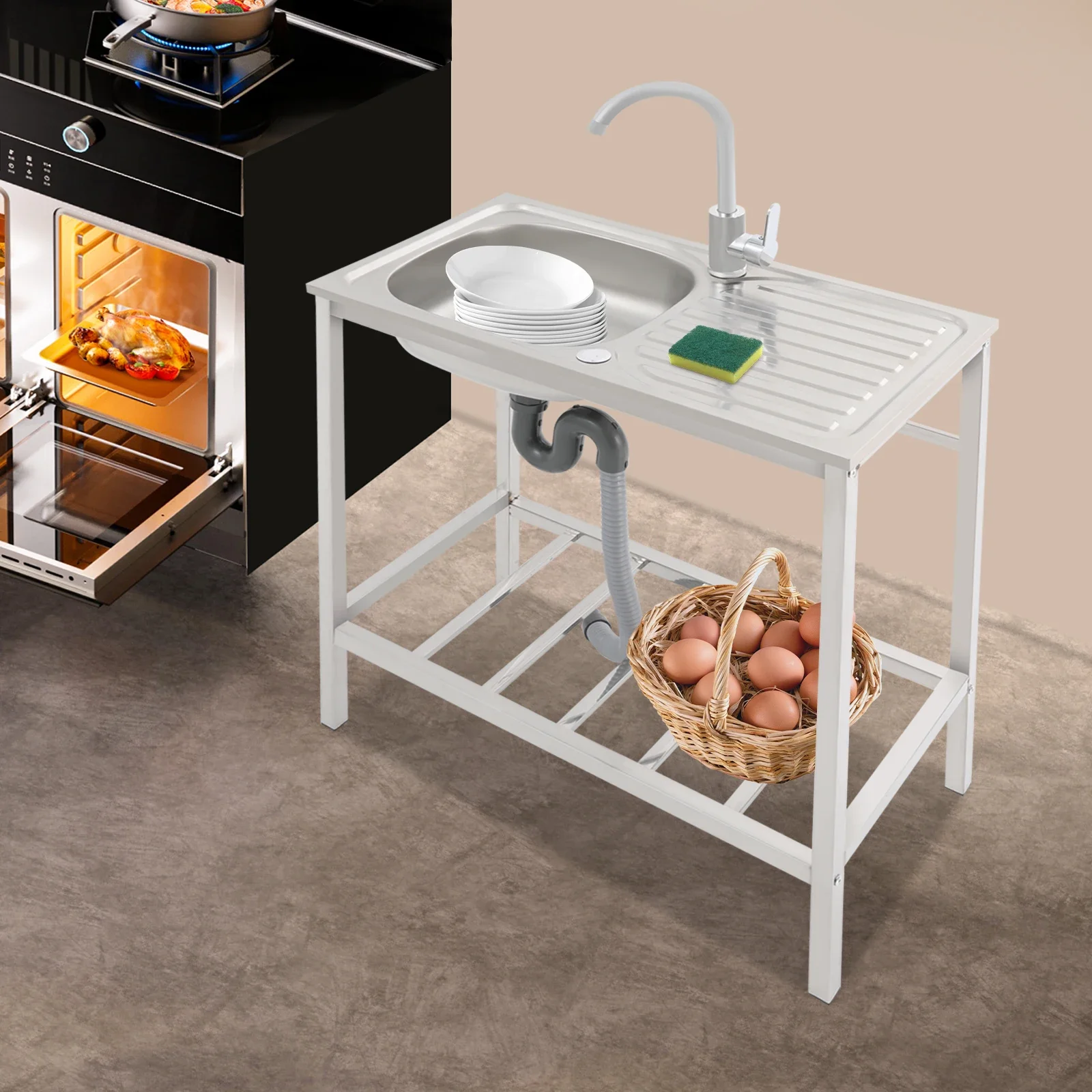 Utility Sink, Free Standing St - Commercial Kitchen Taps recension och pris