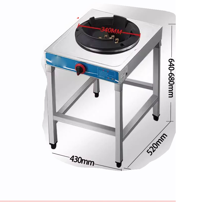 Commercial Fierce Fire Stove R - Commercial Kitchen Stove recension och pris